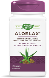 Aloelax with Fennel Seed - Herbal Laxative 100 capsules